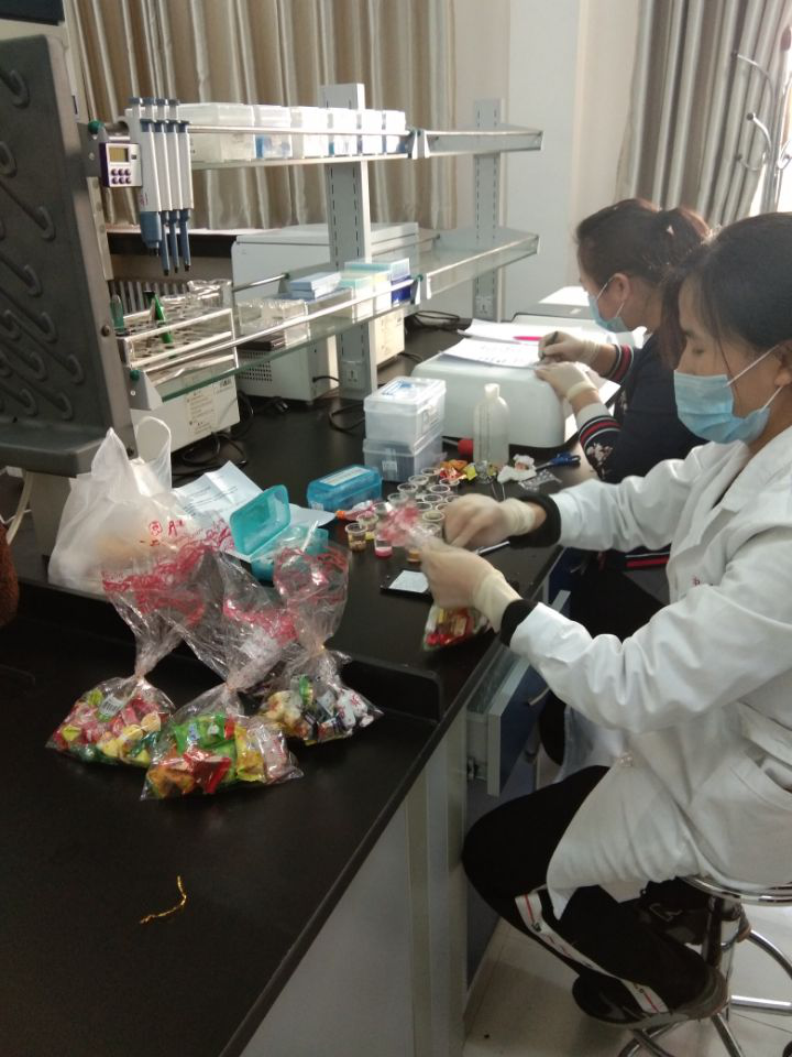 庆城县开展食品安全快检助力“年货”安全到家